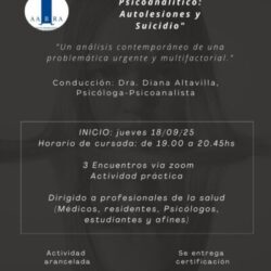 Enfoque Psicoanalítico: Autolesiones y Suicidio